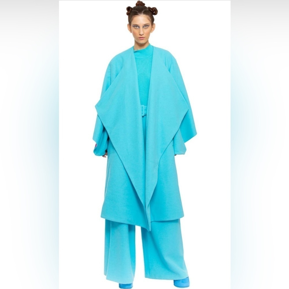 NEW WITH TAGS: CHAOUICHE Women's Western Coat COLOR: Blue  SIZE: Large